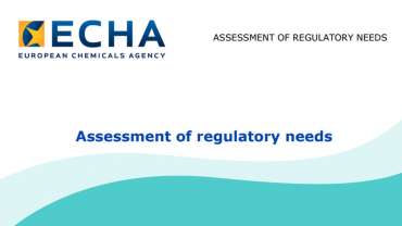New assessment reports of regulatory needs published