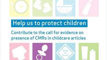 CMRs in articles for children: call for evidence
