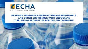 Announced the temporary withdrawal of bisphenols restriction proposal
