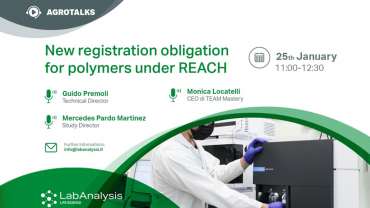 Webinar: Nuovo obbligo di registrazione per i polimeri ai sensi del REACH
